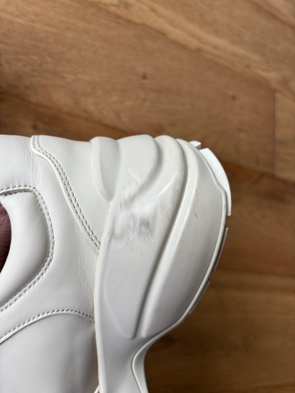 Gucci rython leather sneakers womens 6.5 - Picture 7 of 12